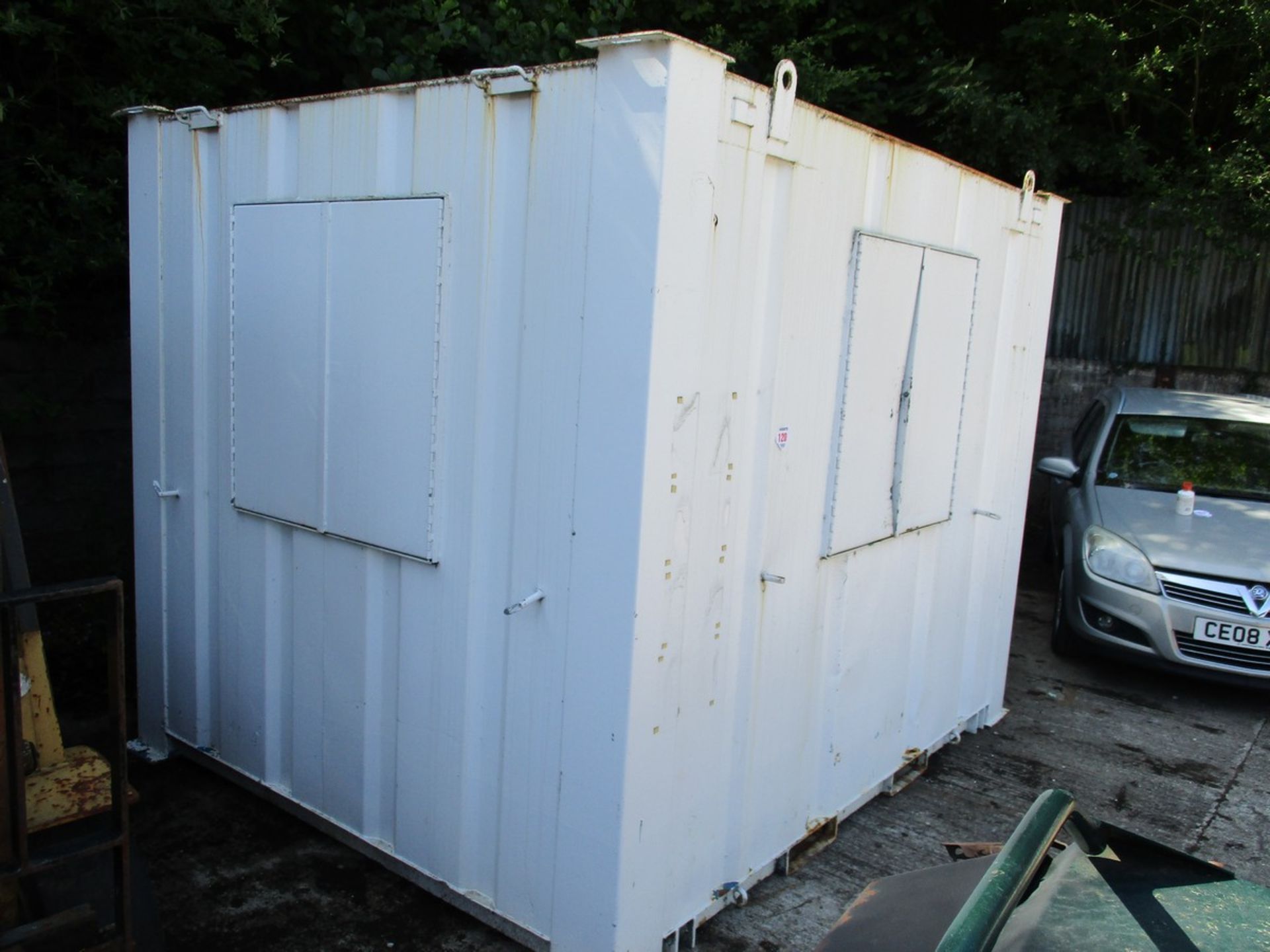 OFFICE/STORAGE CONTAINER APPROX 10X7FT C.W KEY - Image 4 of 4