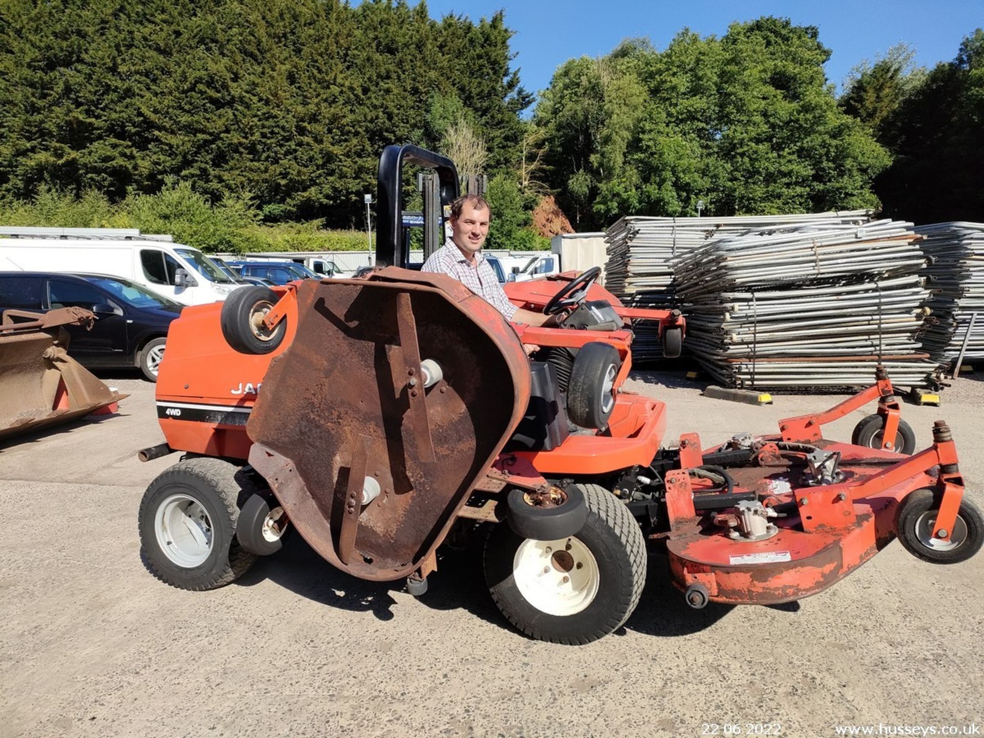 JACOBSEN HR511 4WD BATWING MOWER 4911HRS RDC - Image 5 of 7