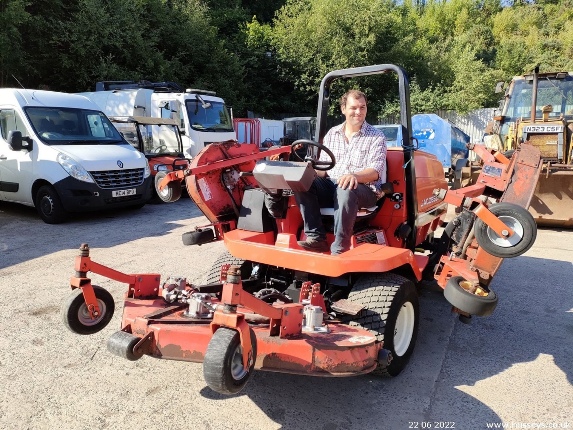 JACOBSEN HR511 4WD BATWING MOWER 4911HRS RDC