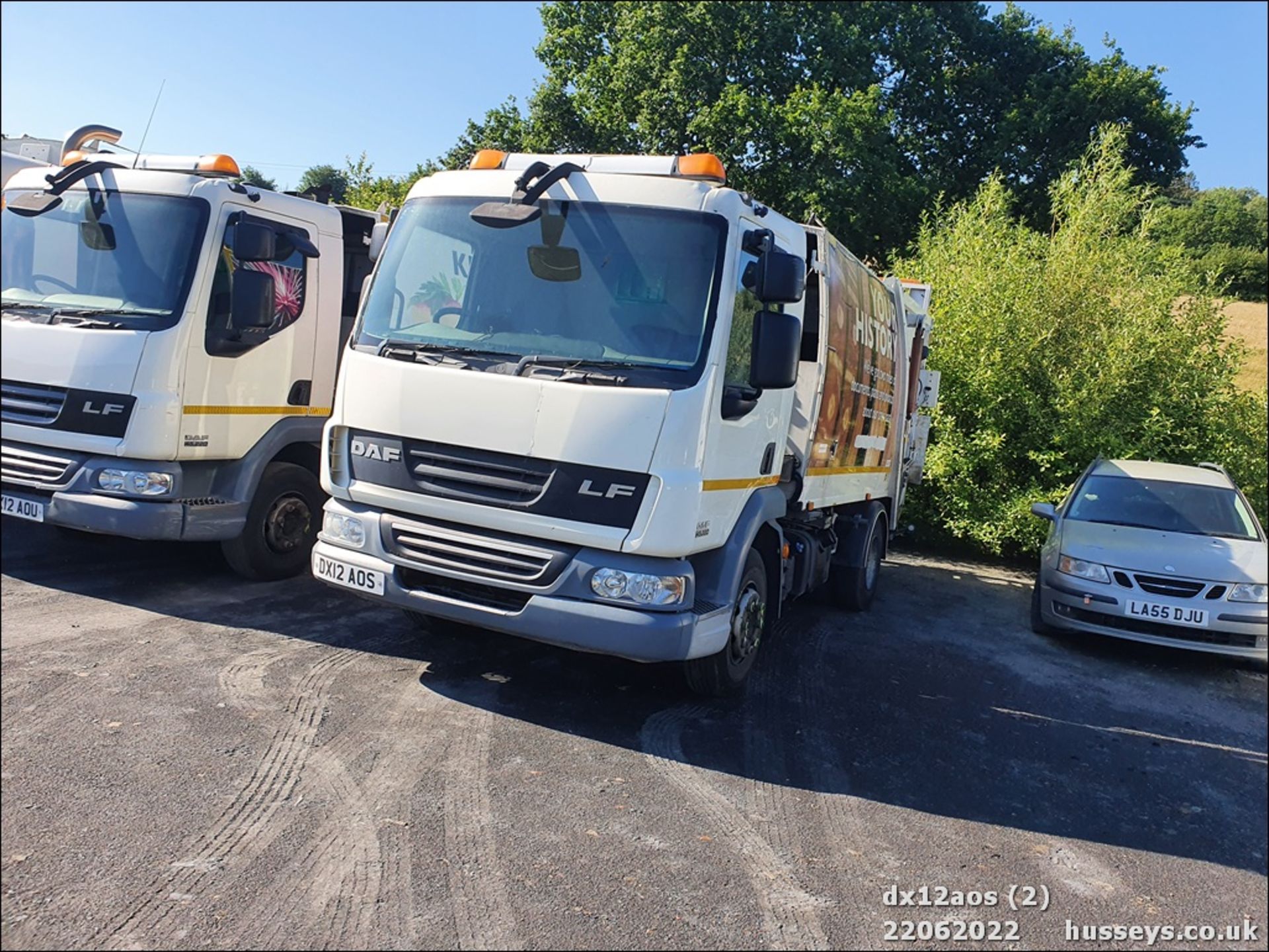 12/12 DAF TRUCKS LF REFUSE VEHICLE - 6692cc 2dr (White) - Image 3 of 18