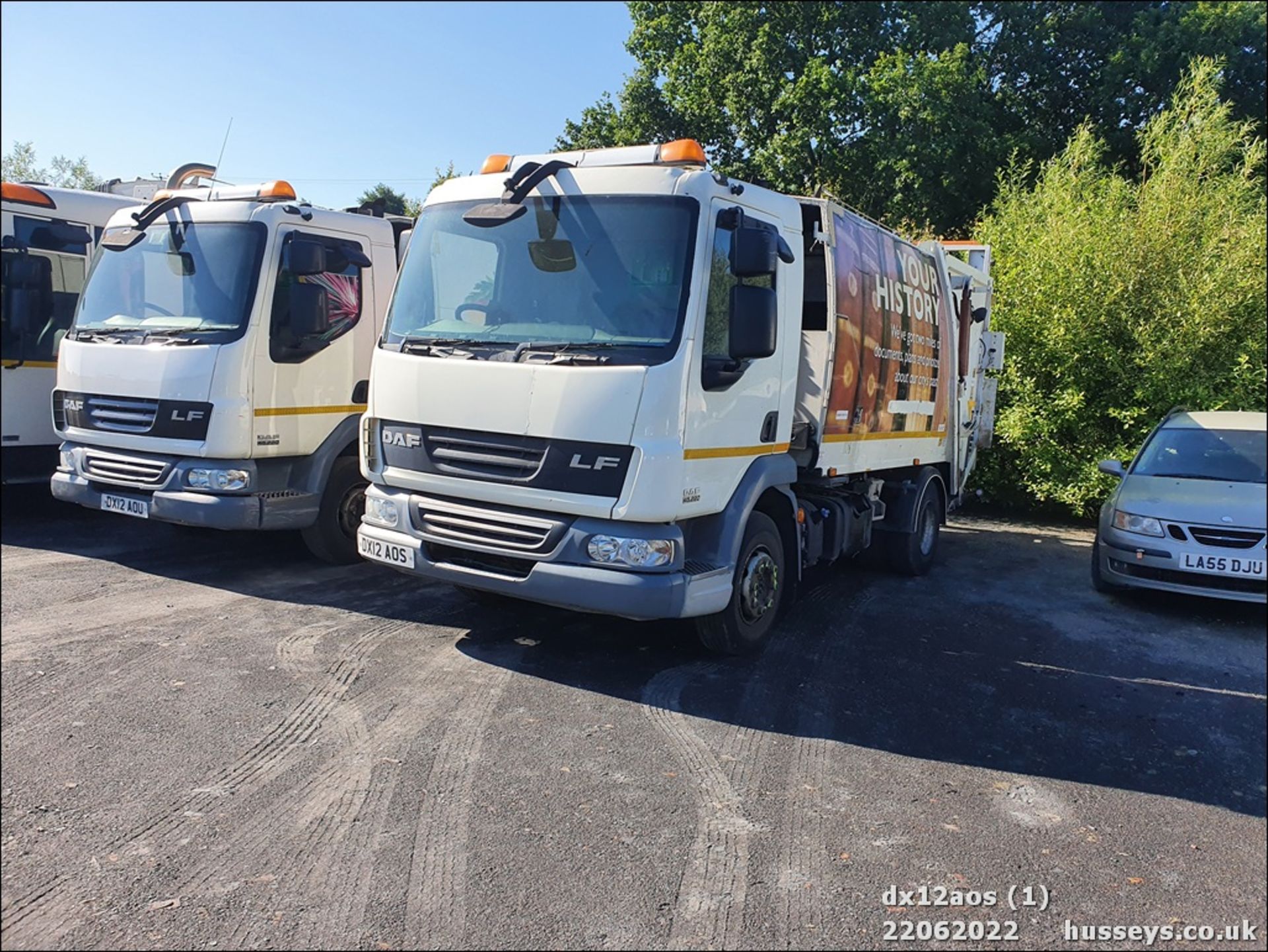 12/12 DAF TRUCKS LF REFUSE VEHICLE - 6692cc 2dr (White) - Image 2 of 18