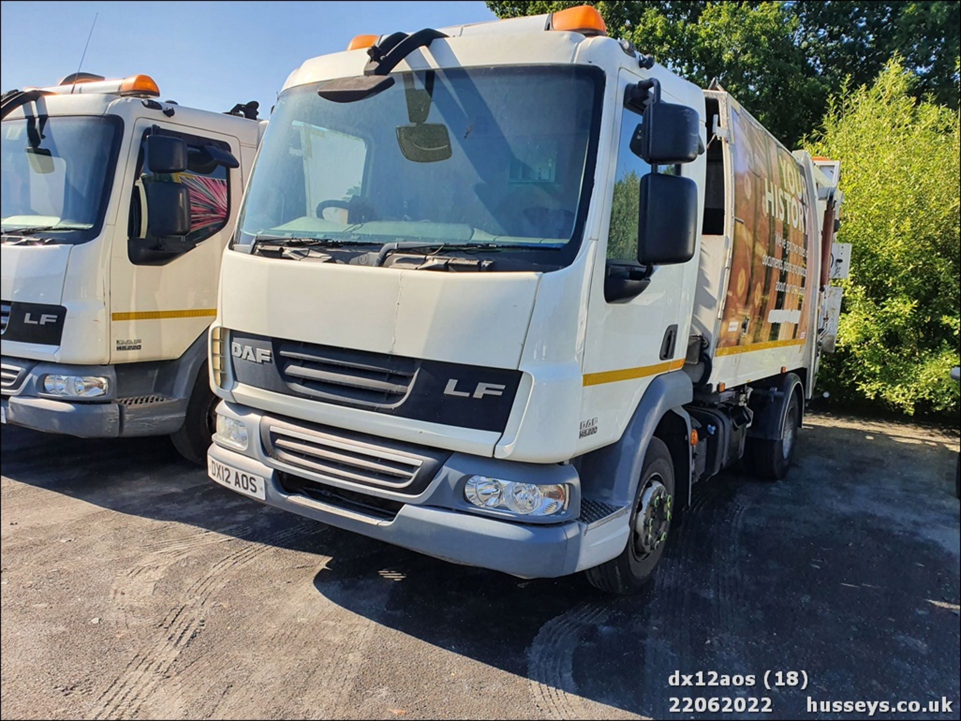 12/12 DAF TRUCKS LF REFUSE VEHICLE - 6692cc 2dr (White) - Image 18 of 18