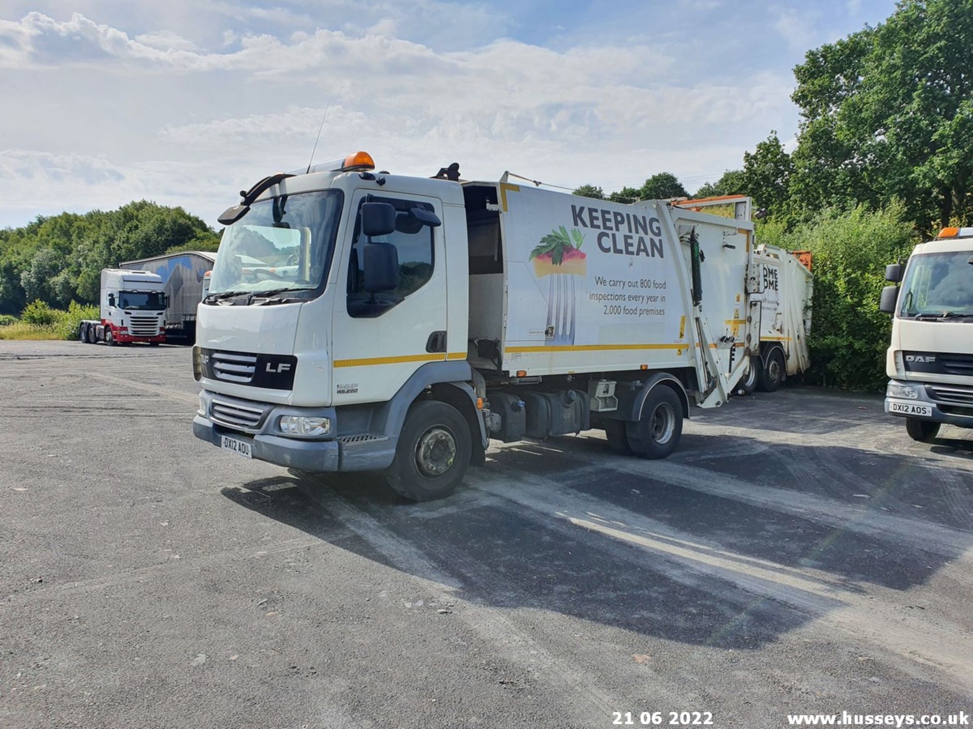 12/12 DAF TRUCKS LF REFUSE VEHICLE - 6692cc 2dr (White) - Image 15 of 24