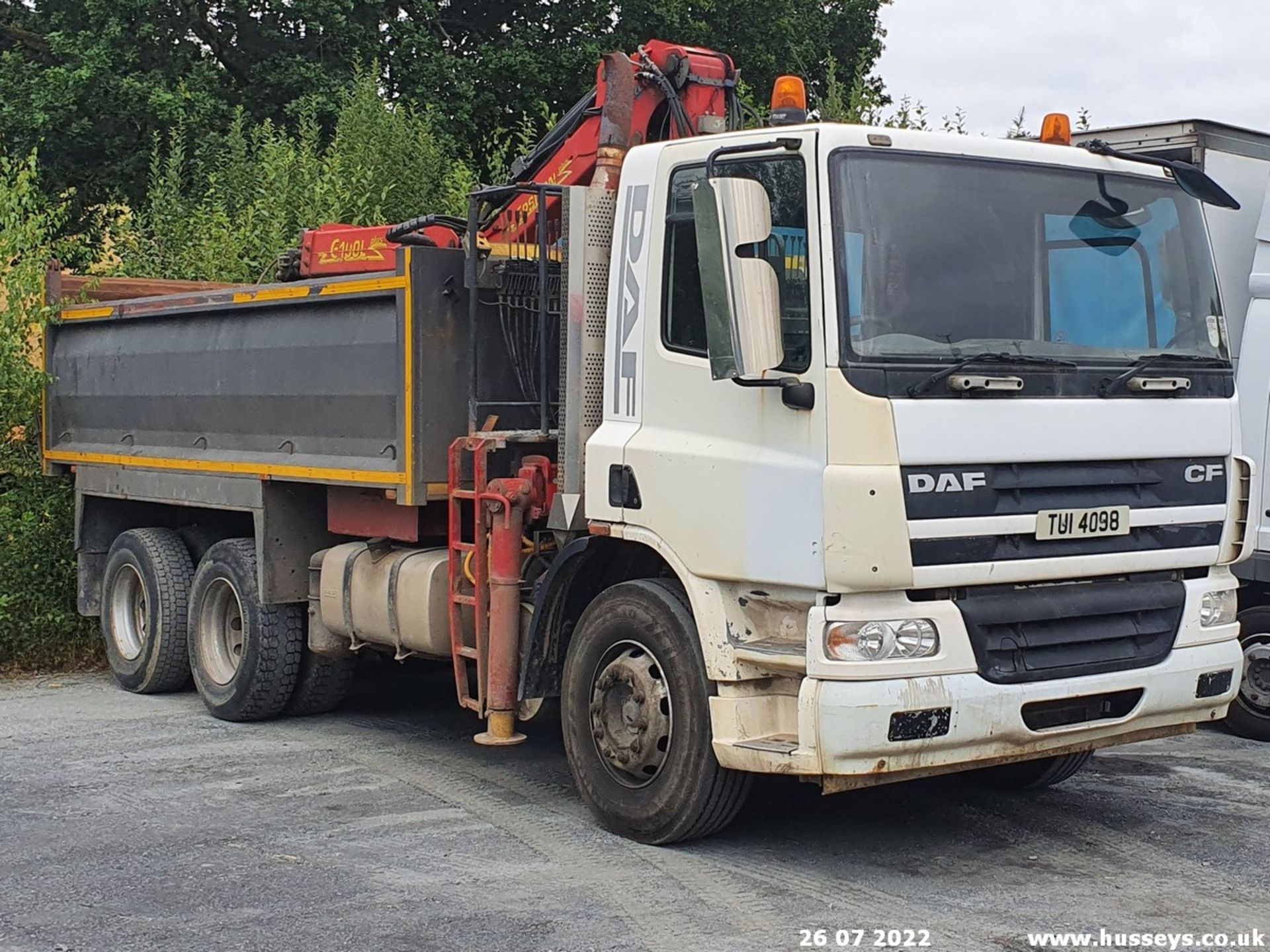 2007 DAF TRUCKS FATCF75.310 - GRAB TIPPER 9200cc 2dr (White/blue, 530k)