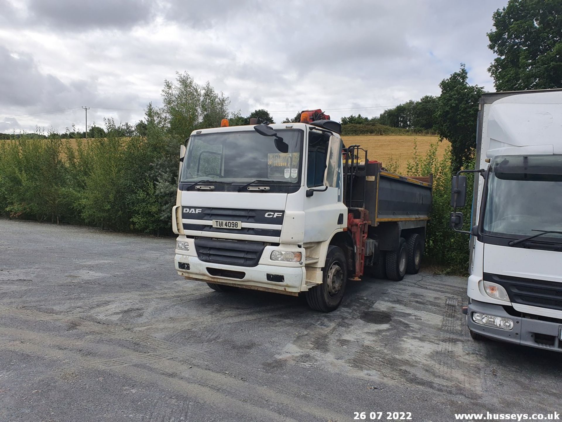 2007 DAF TRUCKS FATCF75.310 - GRAB TIPPER 9200cc 2dr (White/blue, 530k) - Image 3 of 23