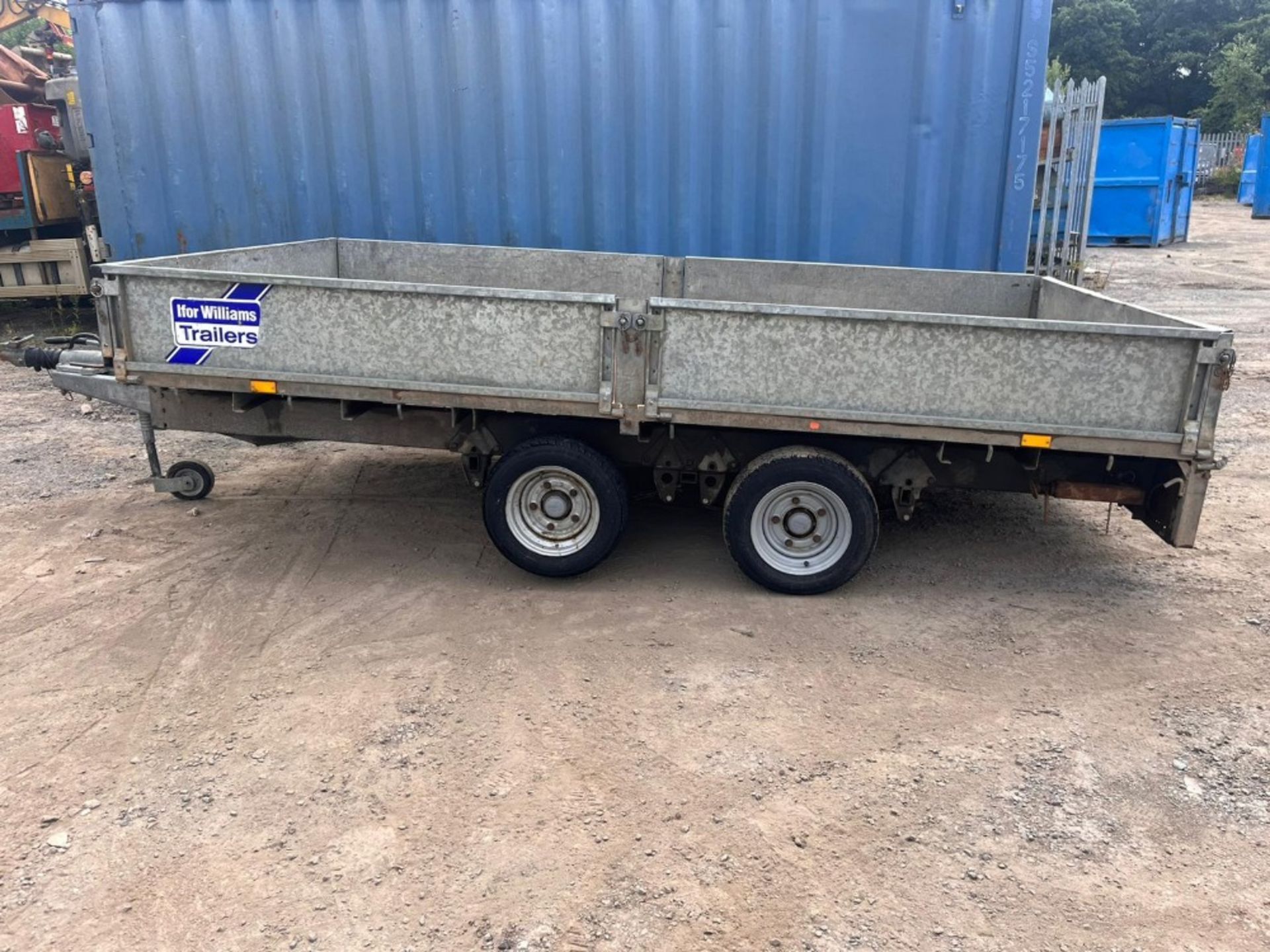 IFOR WILLIAMS LMR12G 12FTX6.6FT TRAILER C.W SIDES & 6FT SKIDS - Image 3 of 6