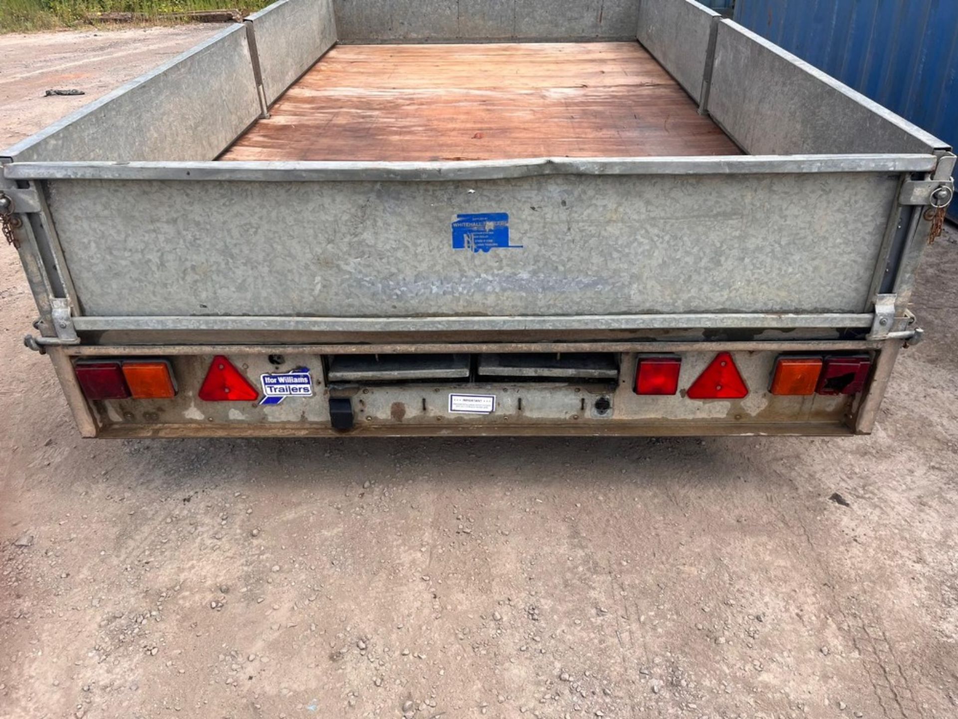 IFOR WILLIAMS LMR12G 12FTX6.6FT TRAILER C.W SIDES & 6FT SKIDS - Image 4 of 6