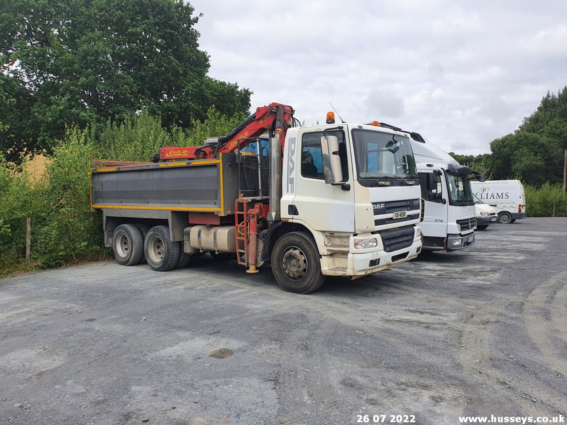 2007 DAF TRUCKS FATCF75.310 - GRAB TIPPER 9200cc 2dr (White/blue, 530k) - Image 10 of 23