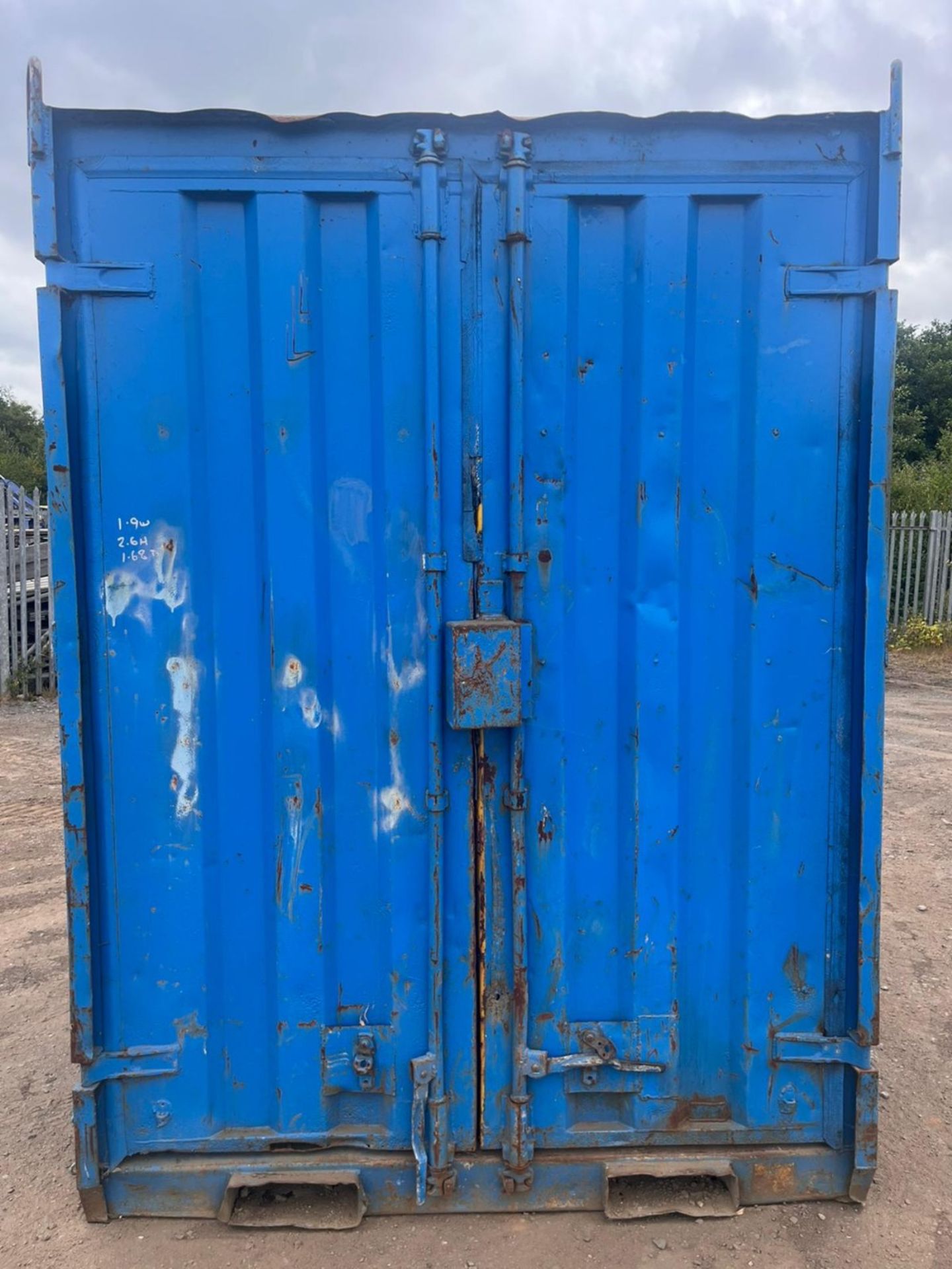 SECURE LOCKABLE STEEL VAULT CONTAINER 1.9X1.68 X2.6 METRES HIGH