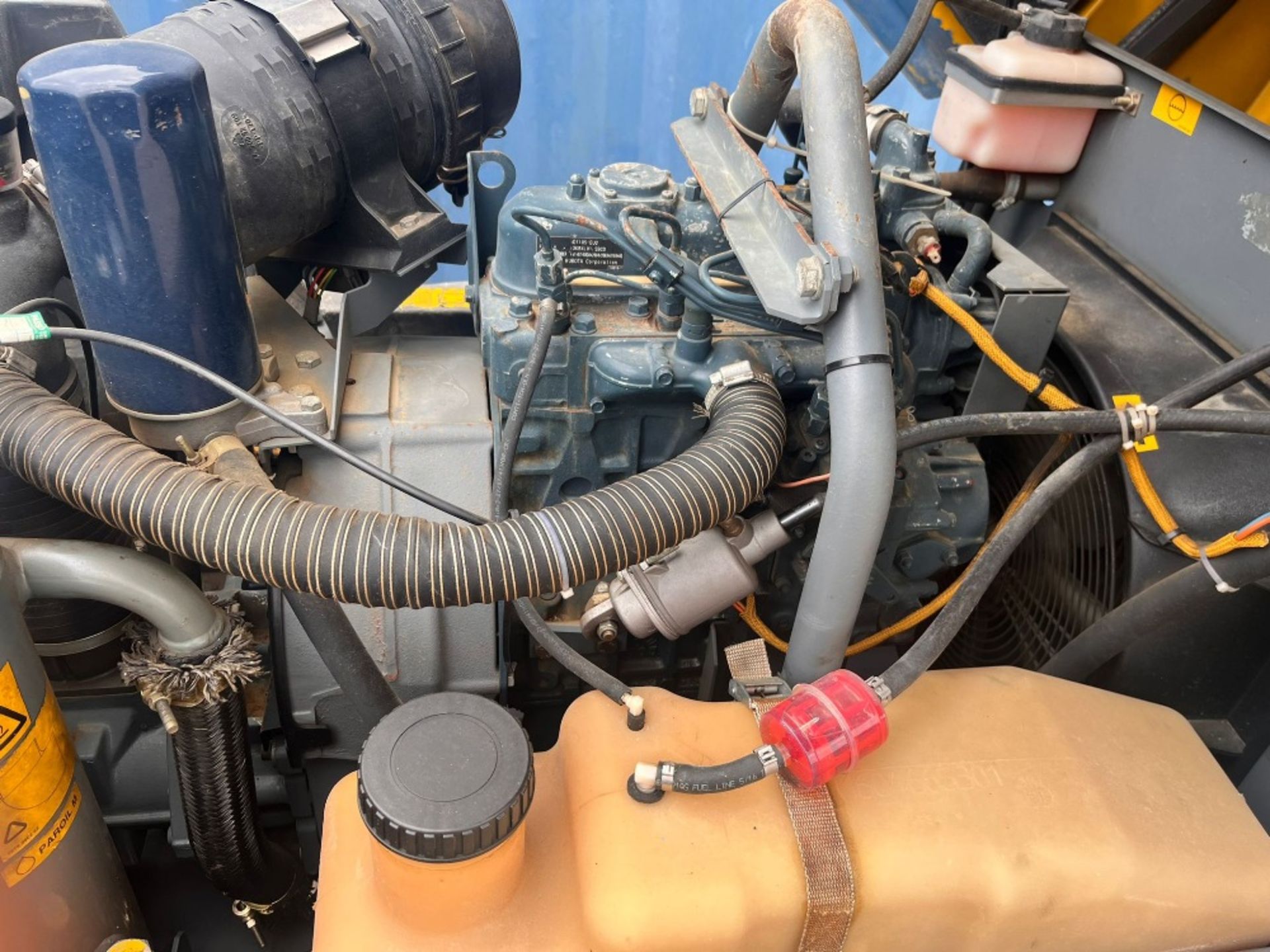 ATLAS COPCO XAS47 COMPRESSOR KUBOTA ENGINE SHOWING 947HRS RMA - Image 5 of 8