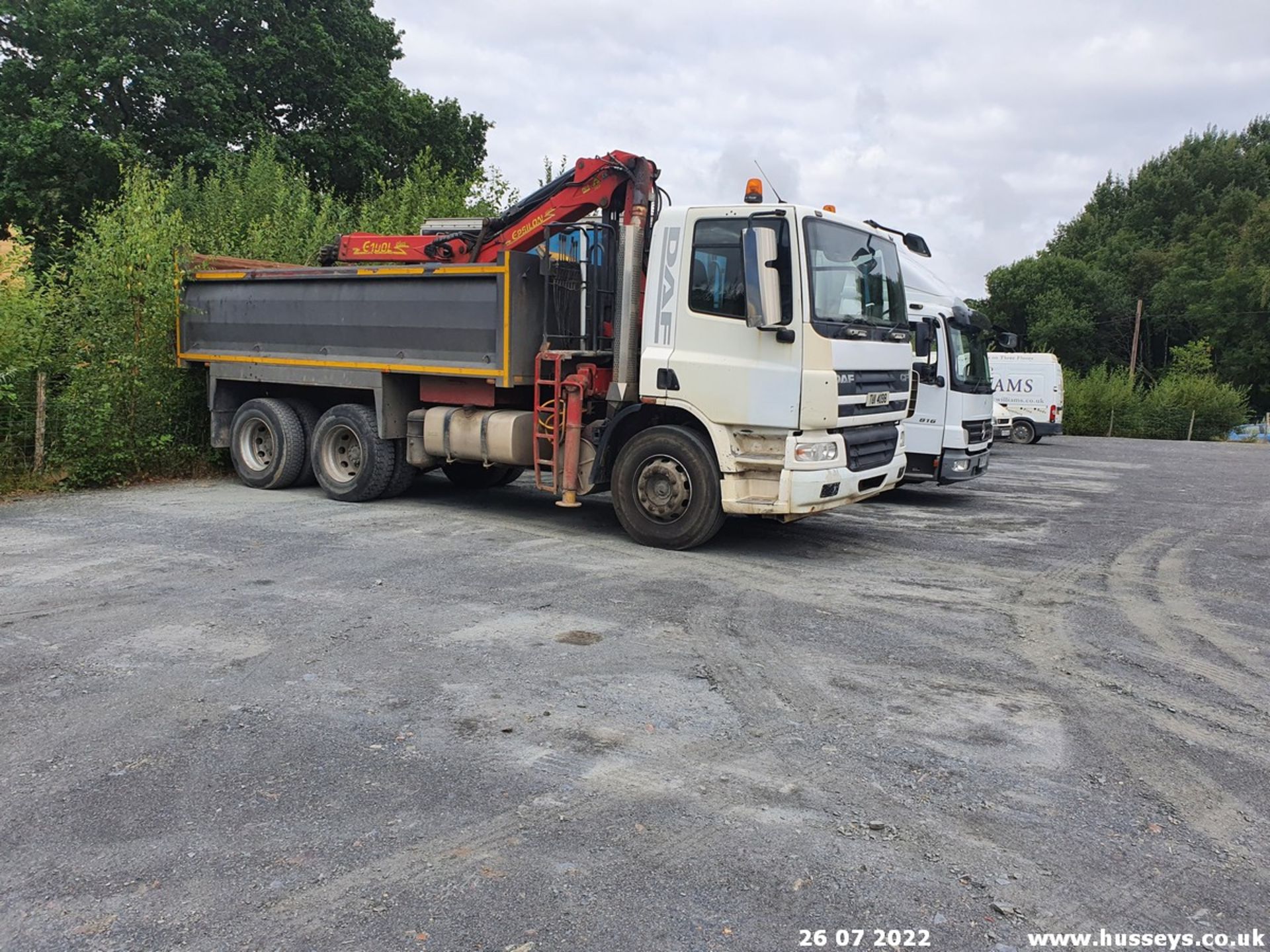 2007 DAF TRUCKS FATCF75.310 - GRAB TIPPER 9200cc 2dr (White/blue, 530k) - Image 11 of 23