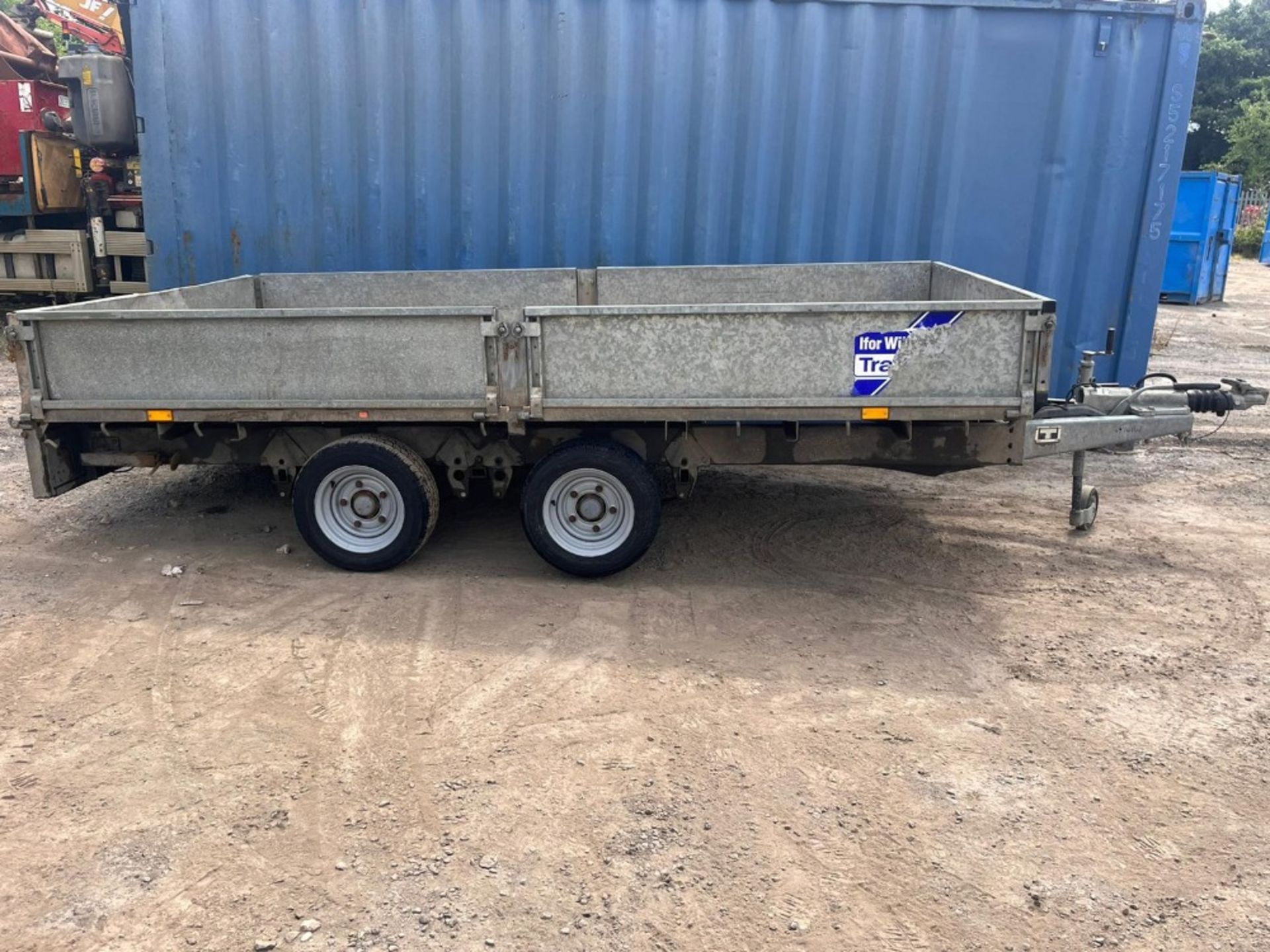 IFOR WILLIAMS LMR12G 12FTX6.6FT TRAILER C.W SIDES & 6FT SKIDS