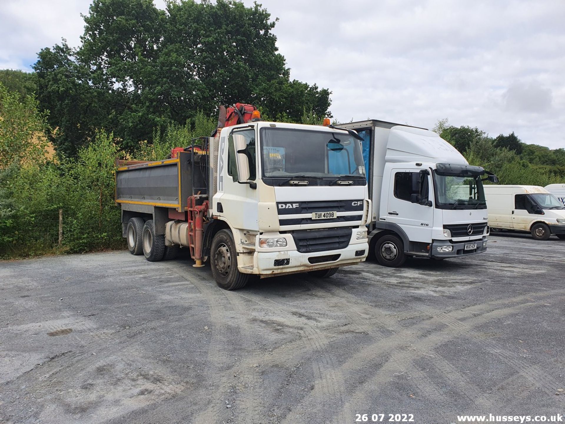 2007 DAF TRUCKS FATCF75.310 - GRAB TIPPER 9200cc 2dr (White/blue, 530k) - Image 9 of 23