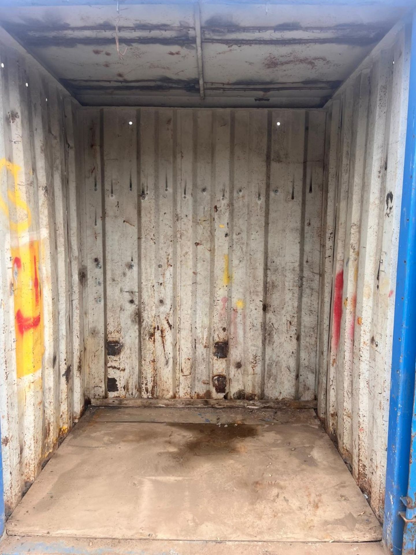 SECURE LOCKABLE STEEL VAULT CONTAINER 1.9X1.68 X2.6 METRES HIGH - Image 5 of 6