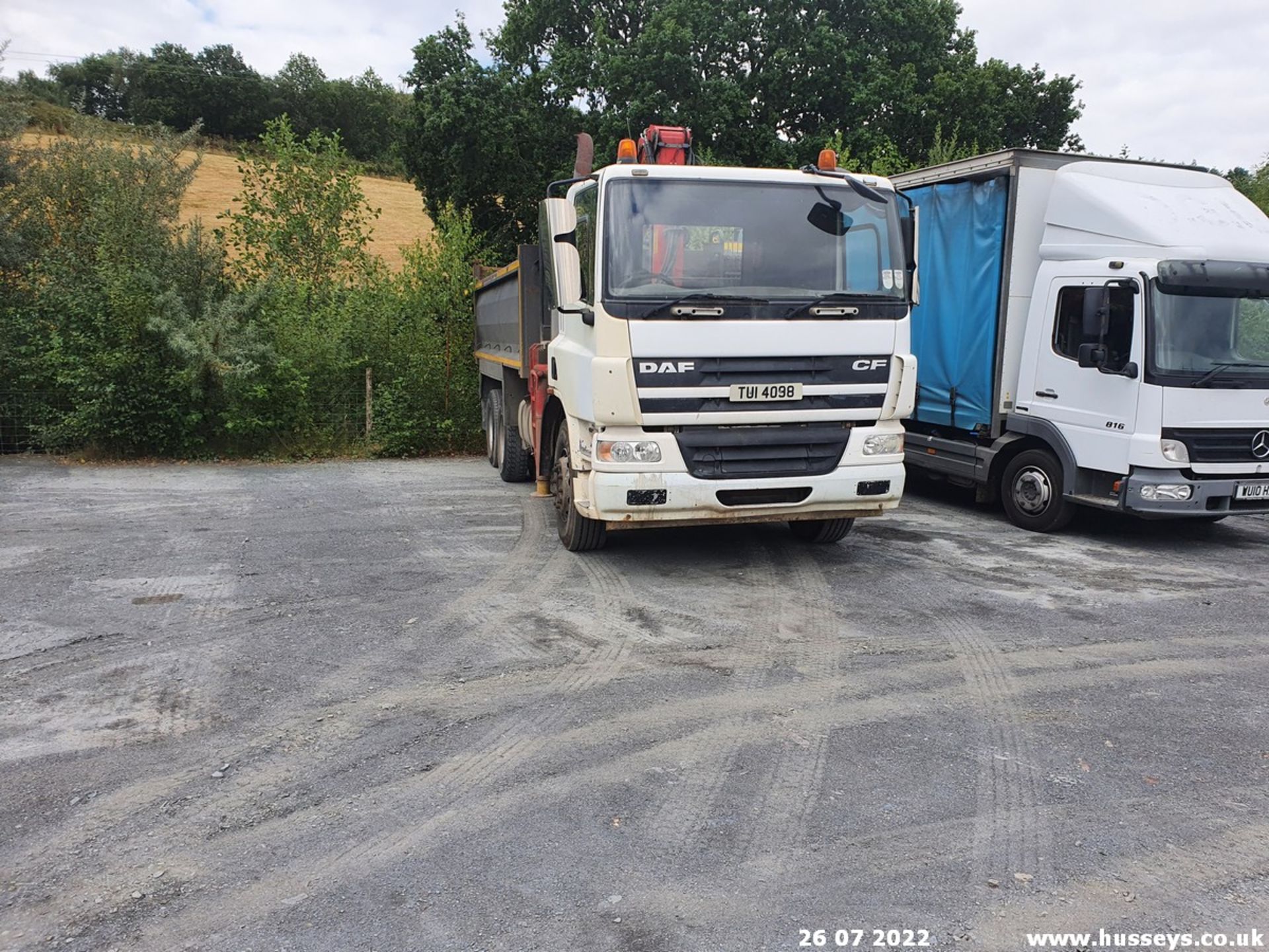 2007 DAF TRUCKS FATCF75.310 - GRAB TIPPER 9200cc 2dr (White/blue, 530k) - Image 7 of 23