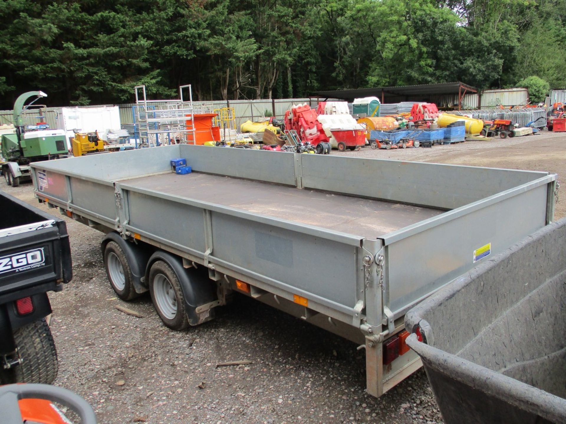 IFOR WILLIAMS 16FT DROPSIDE TRAILER C.W RAMPS - Image 7 of 8