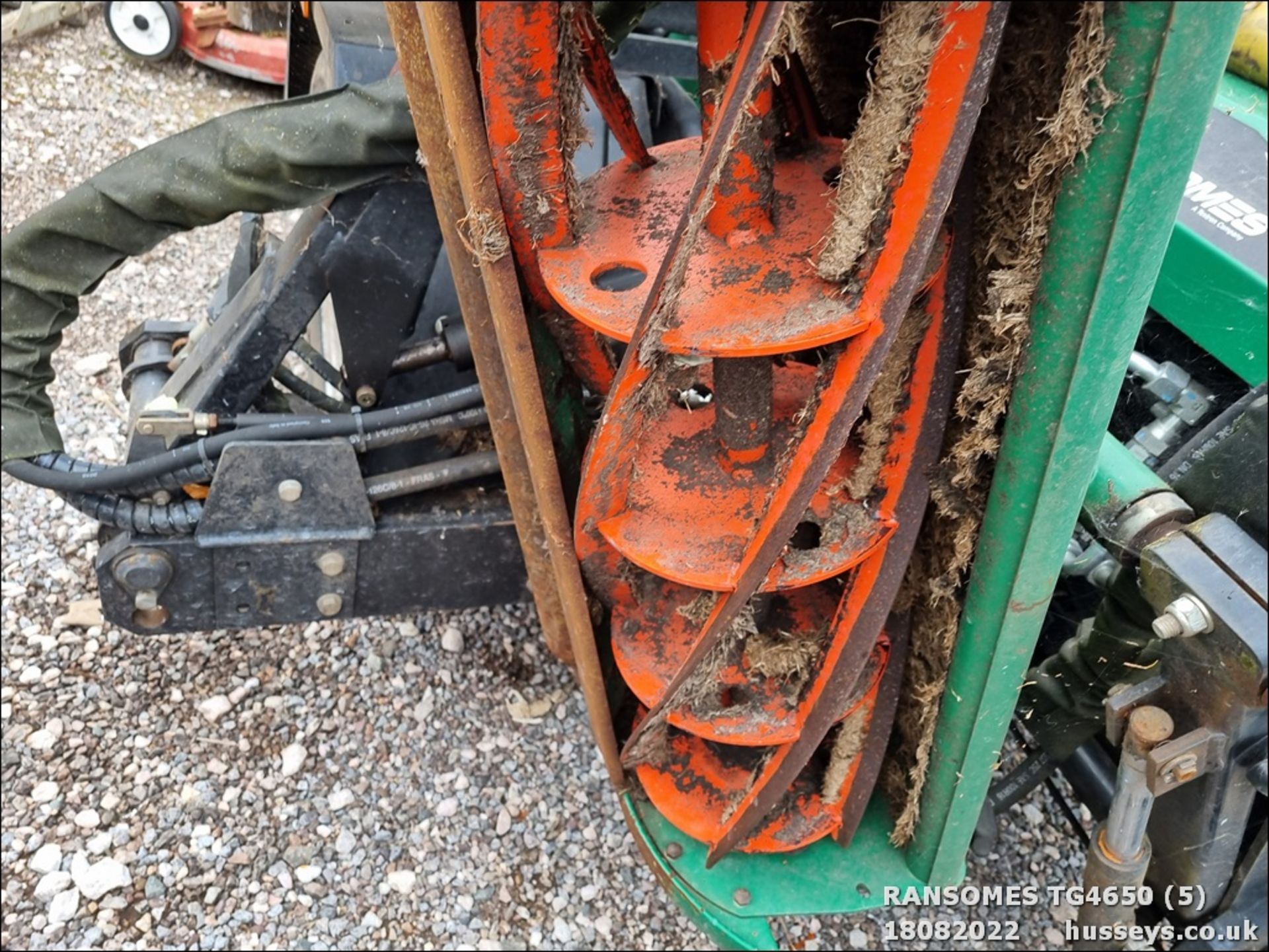 RANSOMES MAGNA 250 TRAILED GANG MOWER - Image 9 of 19