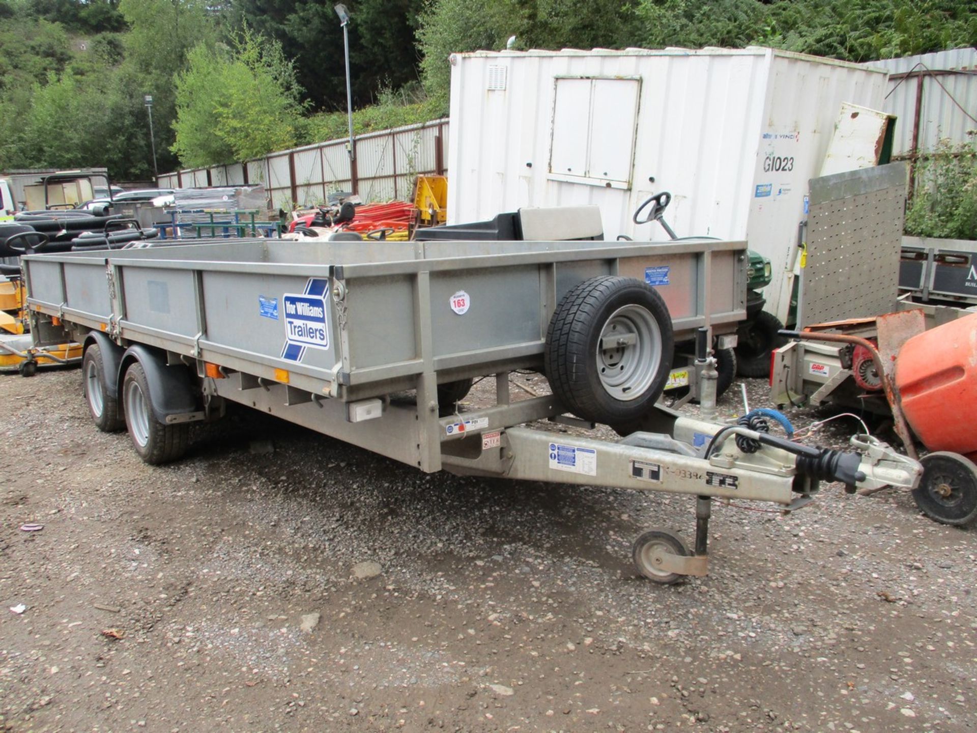 IFOR WILLIAMS 16FT DROPSIDE TRAILER C.W RAMPS