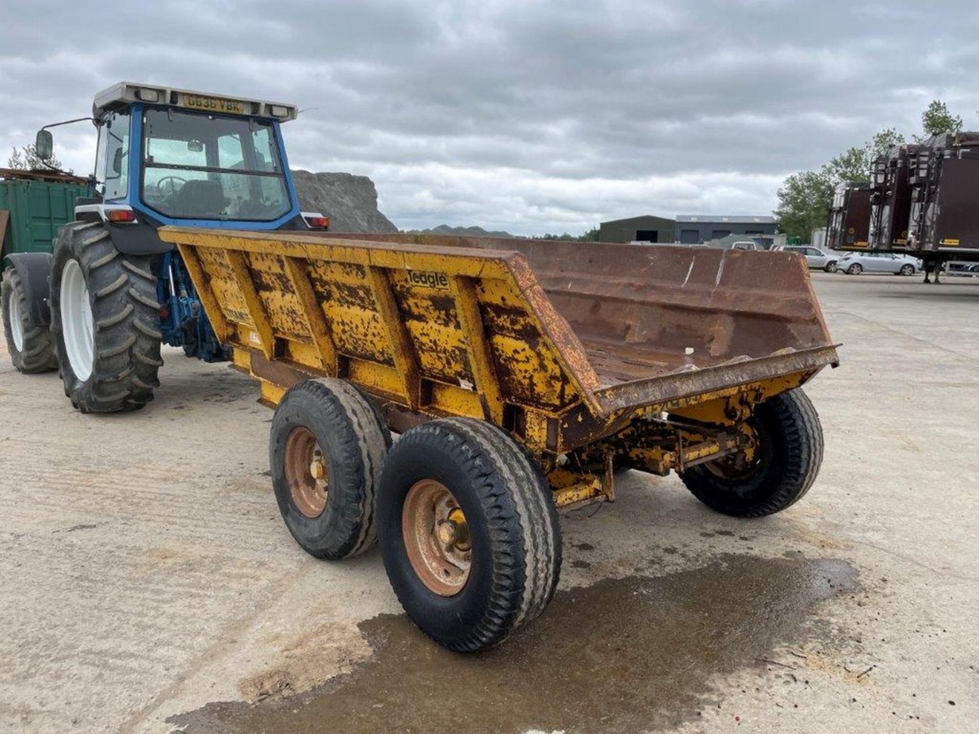 TEAGLE TITAN 7 TON DUMP TRAILER - Image 9 of 22