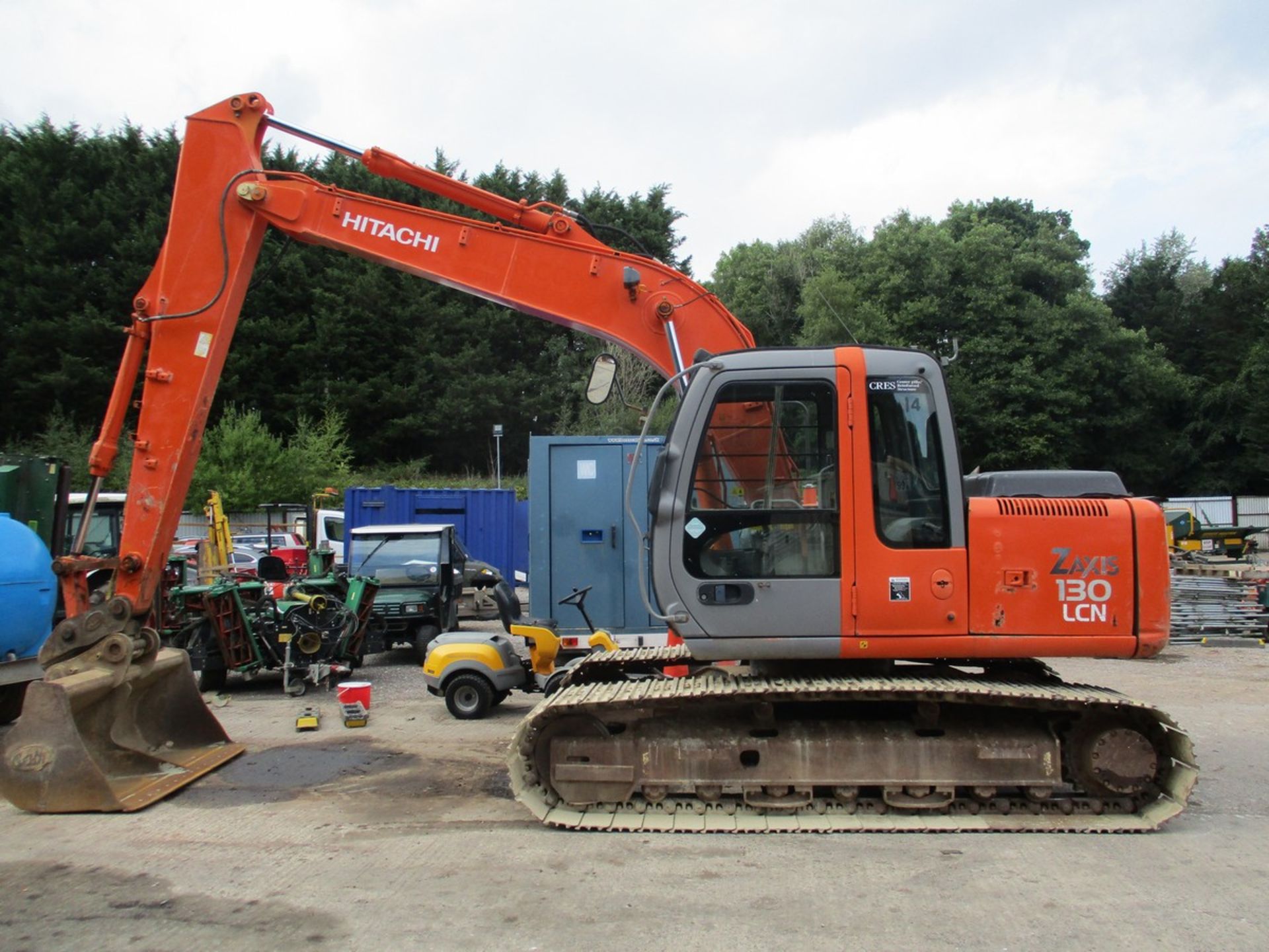 HITACHI ZAXIS 130 LCN EXCAVATOR 2007 C.W GRADING BUCKET 12507HRS RTD - Image 7 of 10