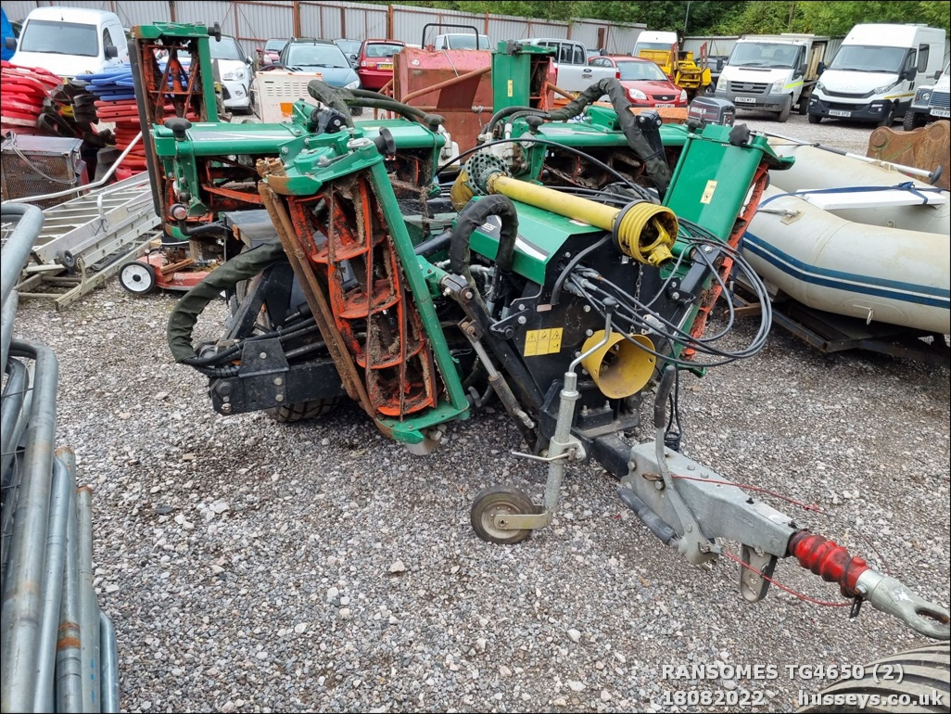 RANSOMES MAGNA 250 TRAILED GANG MOWER - Image 3 of 19