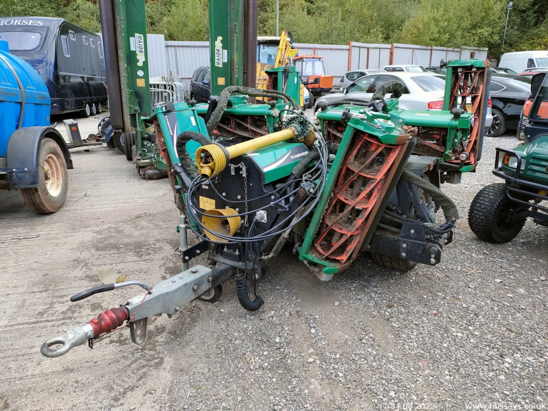 RANSOMES MAGNA 250 TRAILED GANG MOWER - Image 4 of 19