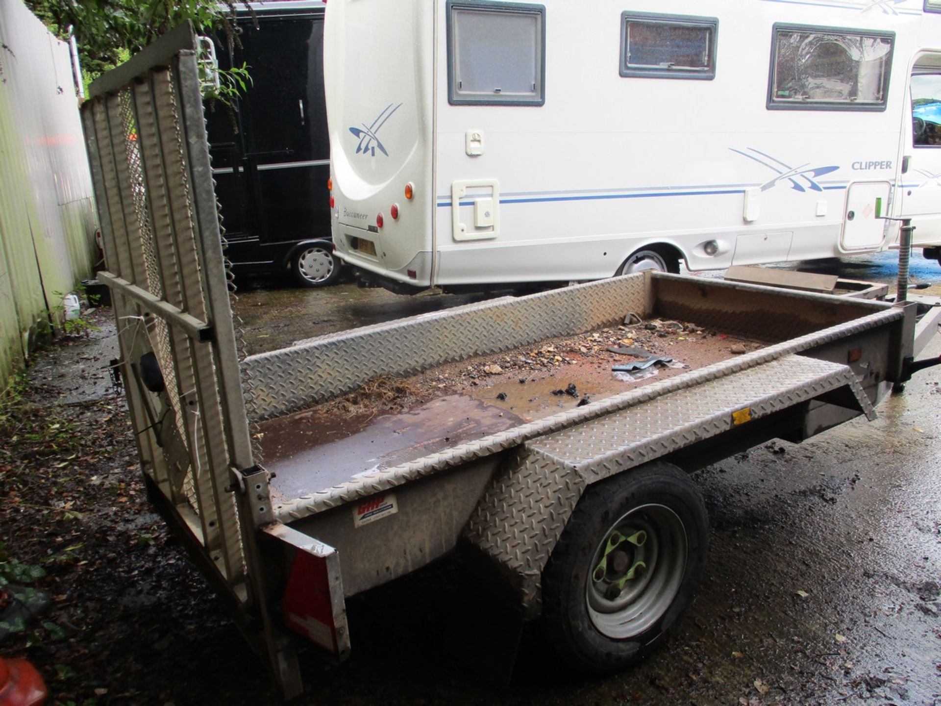 INDESPENSION 8X4 TRAILER (1 AXLE MISSING) - Image 4 of 5