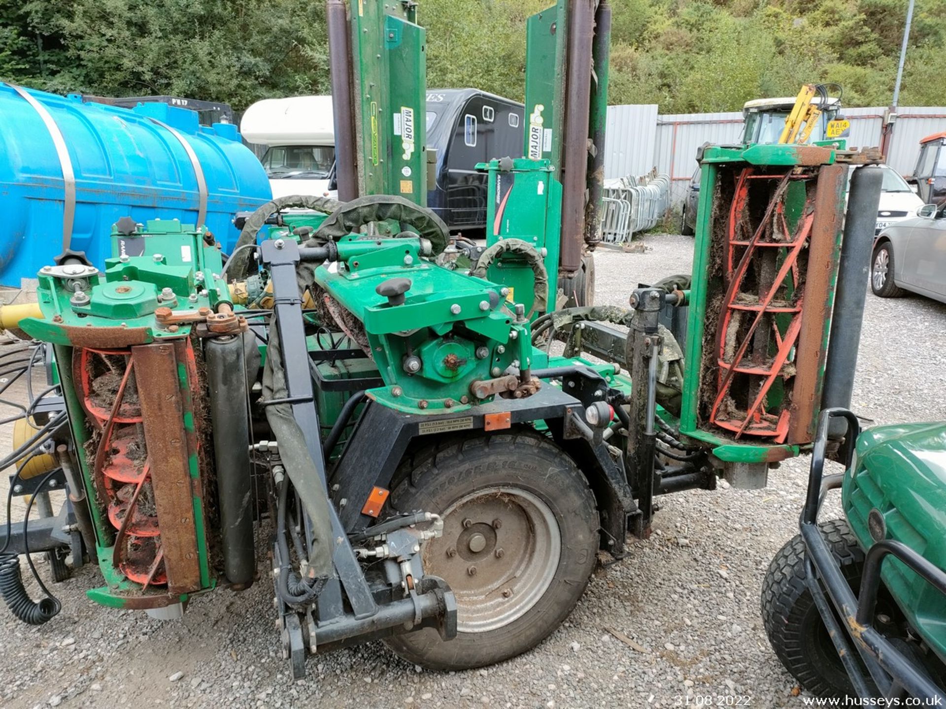 RANSOMES MAGNA 250 TRAILED GANG MOWER - Image 6 of 19