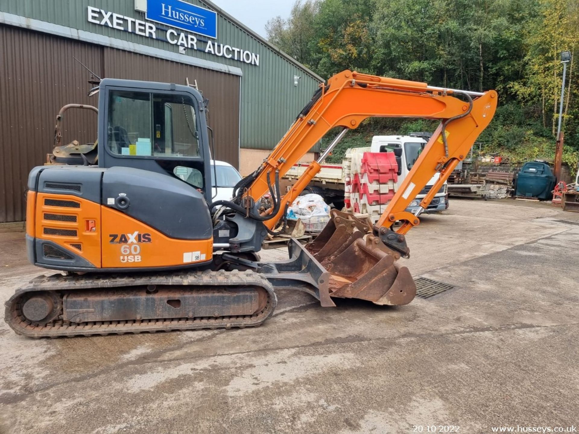 HITACHI ZAXIS 60 USB C.W 4 BUCKETS 2009 5668HRS RDD - Image 3 of 7