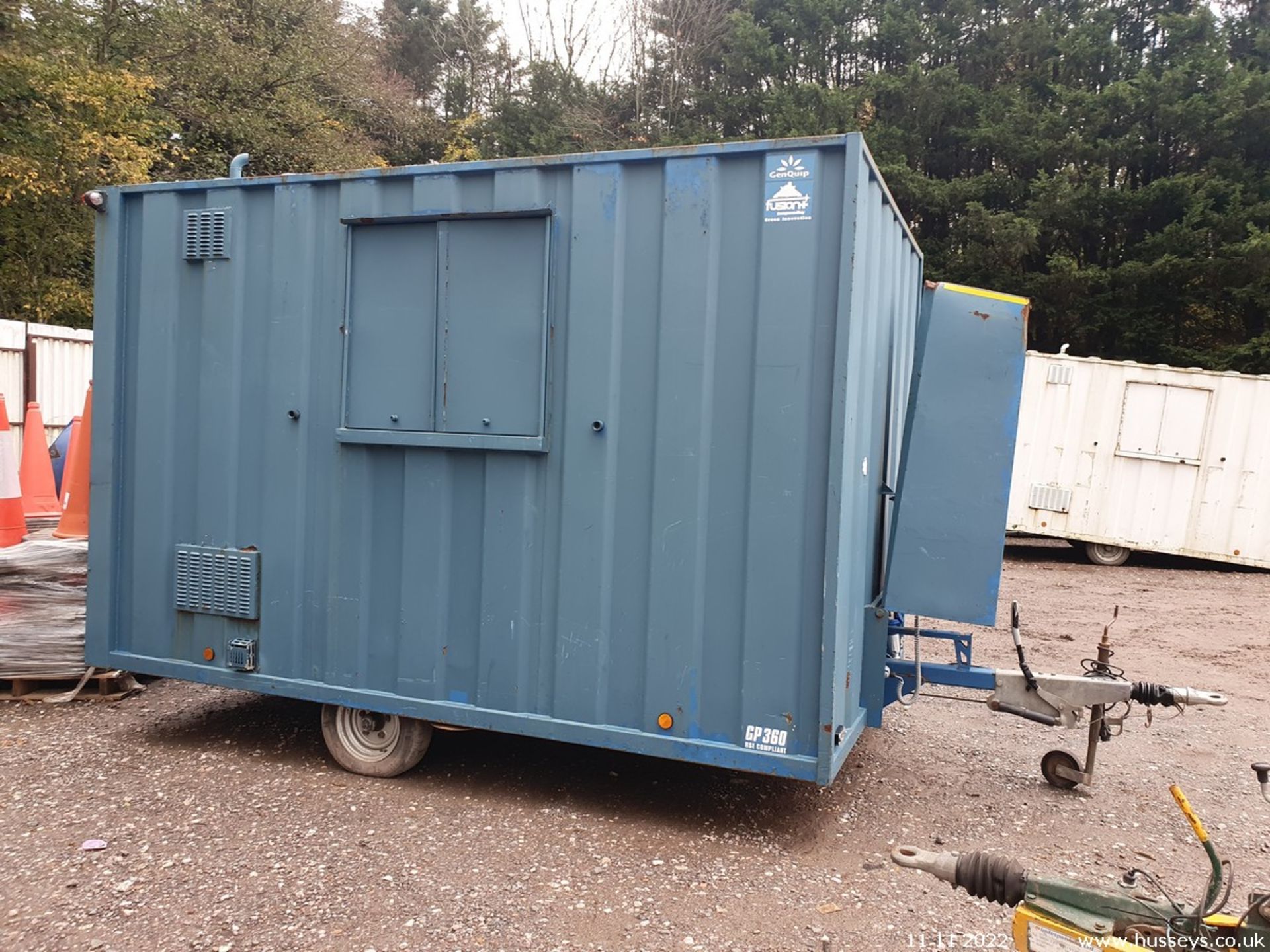 GROUNDHOG GP360 WELFARE UNIT 6KVA DIESELGENNY, W/C, KITCHEN RESTROOM. HSE COMPLIANT - Image 3 of 10