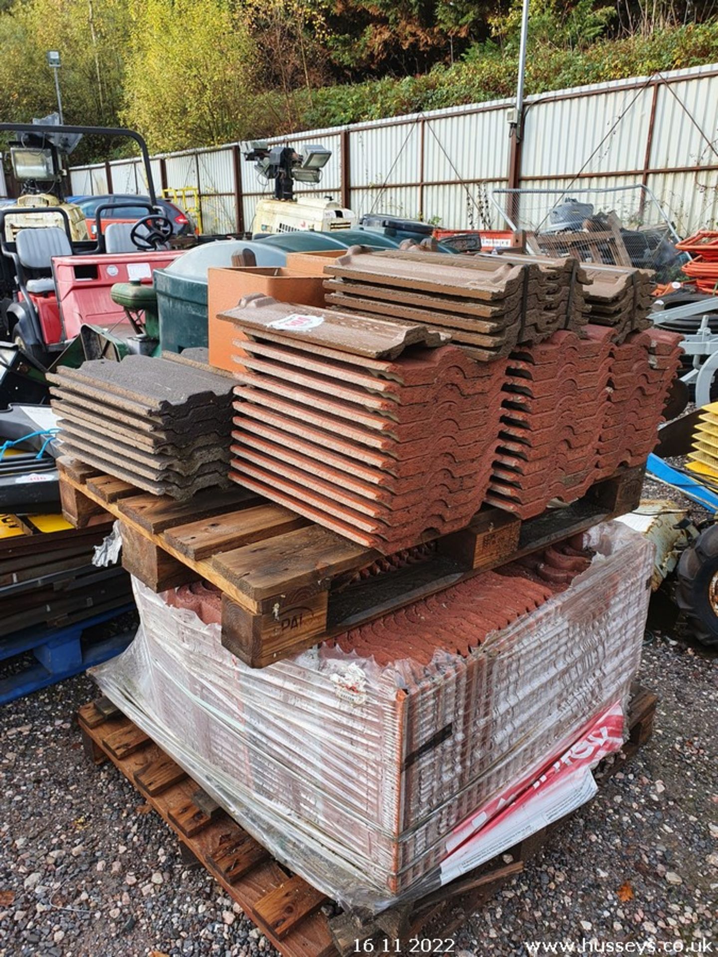 2 PALLETS OF ROOF TILES