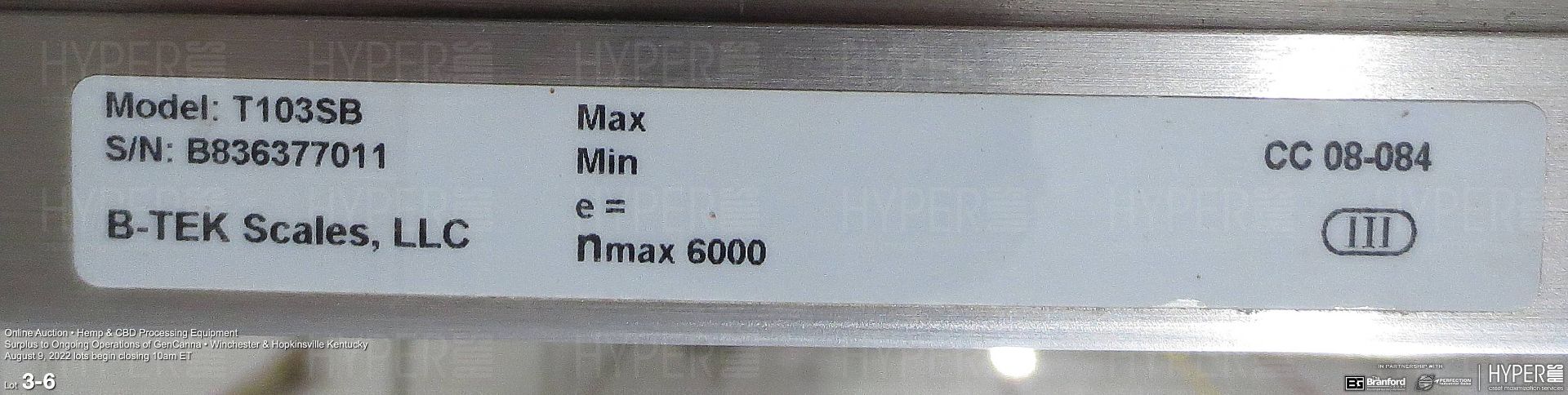 B-TEK T-103 scale, 24" x 36" - Image 5 of 6