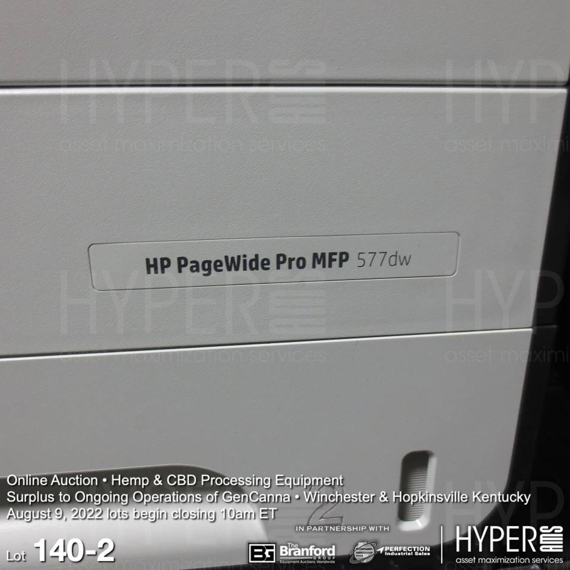 HP PageWide Pro 577dw multi-function printer, no cables - Image 2 of 2