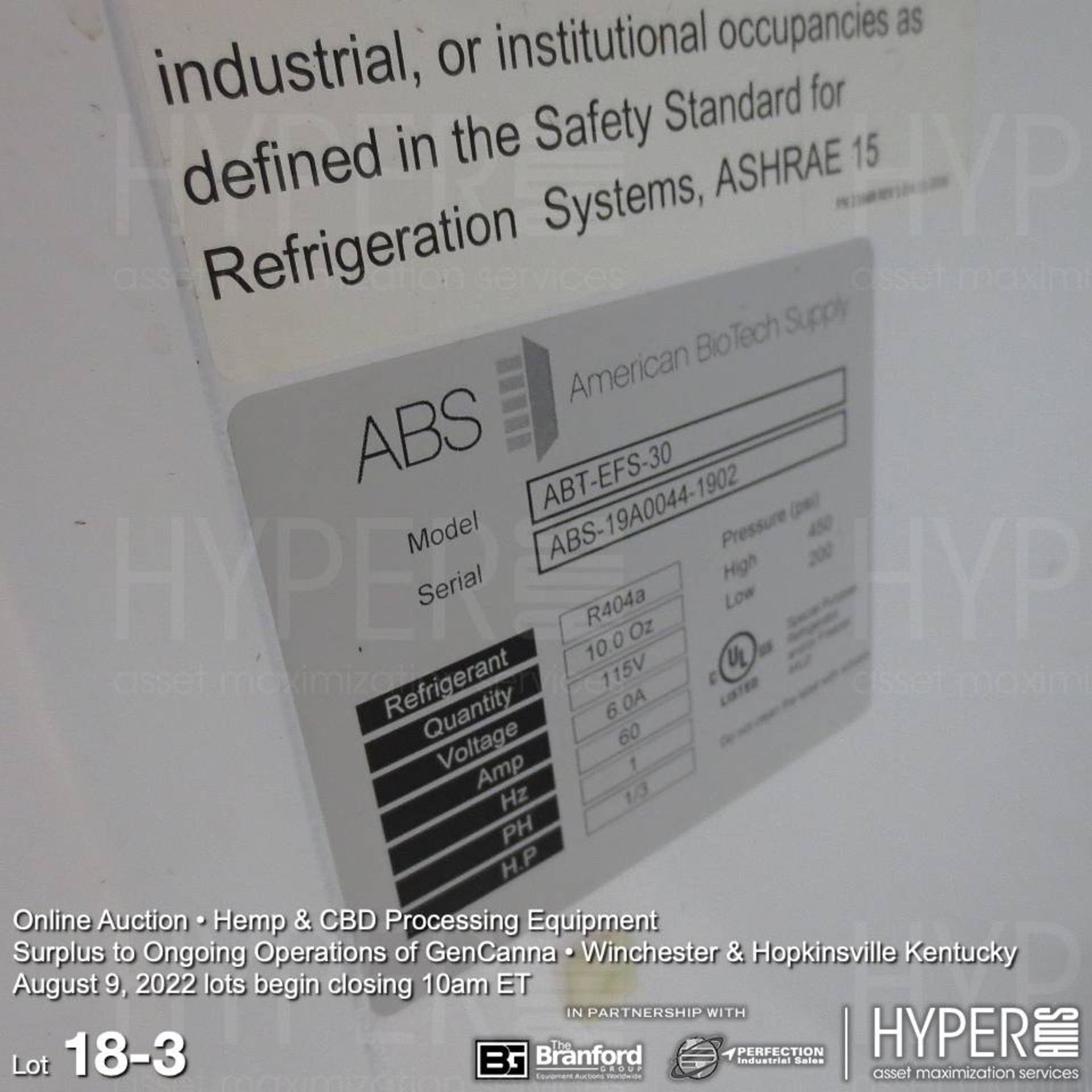 ABS ABT-EFS-30 refrigerator / freezer, 115V, 1PH, 72"H x 35"W x 31"D - Image 3 of 3