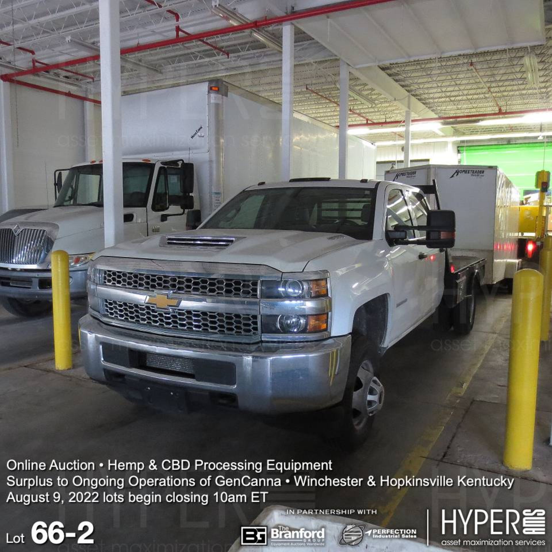 2019 Chevrolet Silverado 3500 Duramax 4x4; Gooseneck flatbed - Image 2 of 35