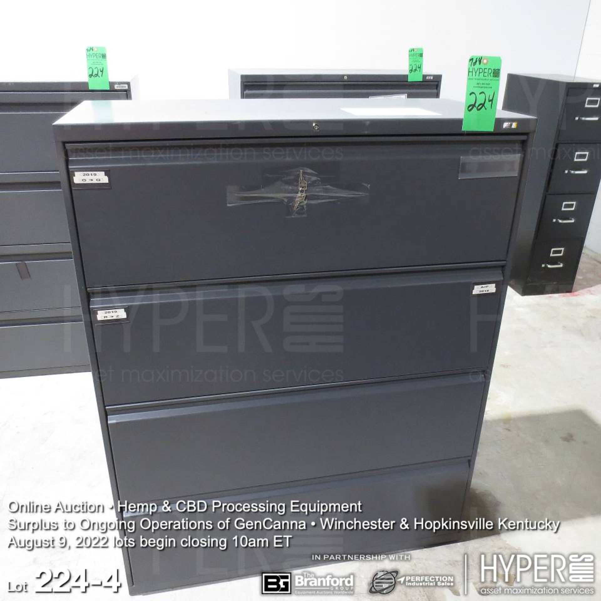 (8) File cabinets - Image 4 of 8