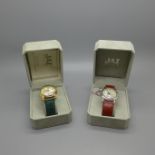 Two Jaz Paris wristwatches, boxed