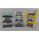 1:76 scale model cars, nine in total