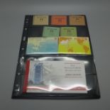 Stamps; Hong Kong booklets on stock sheet (8 no.)