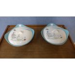 A pair of Midwinter Stylecraft porcelain tureens and covers