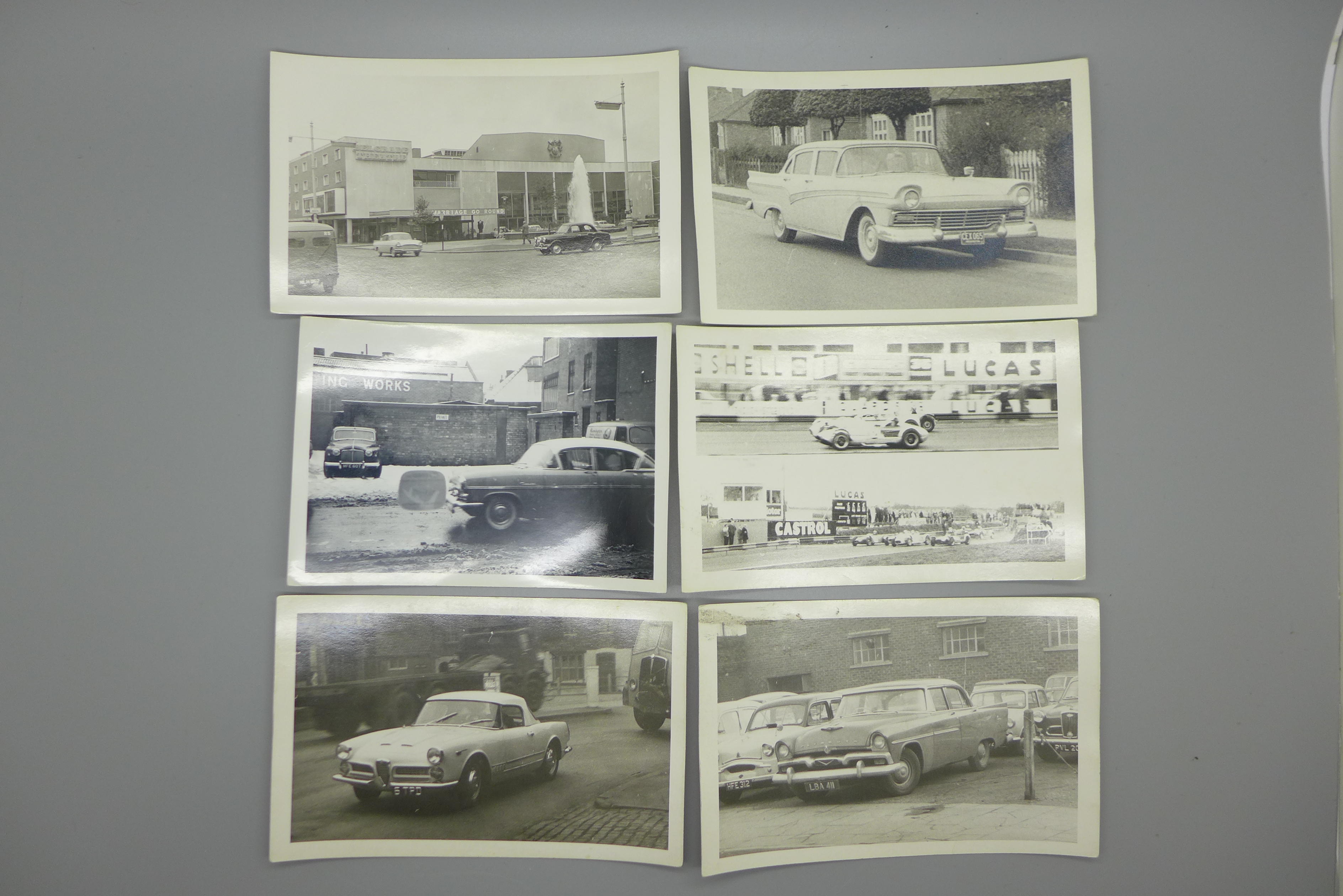A collection of 1950's and 1960's black and white photographs of motor vehicles - Image 2 of 5