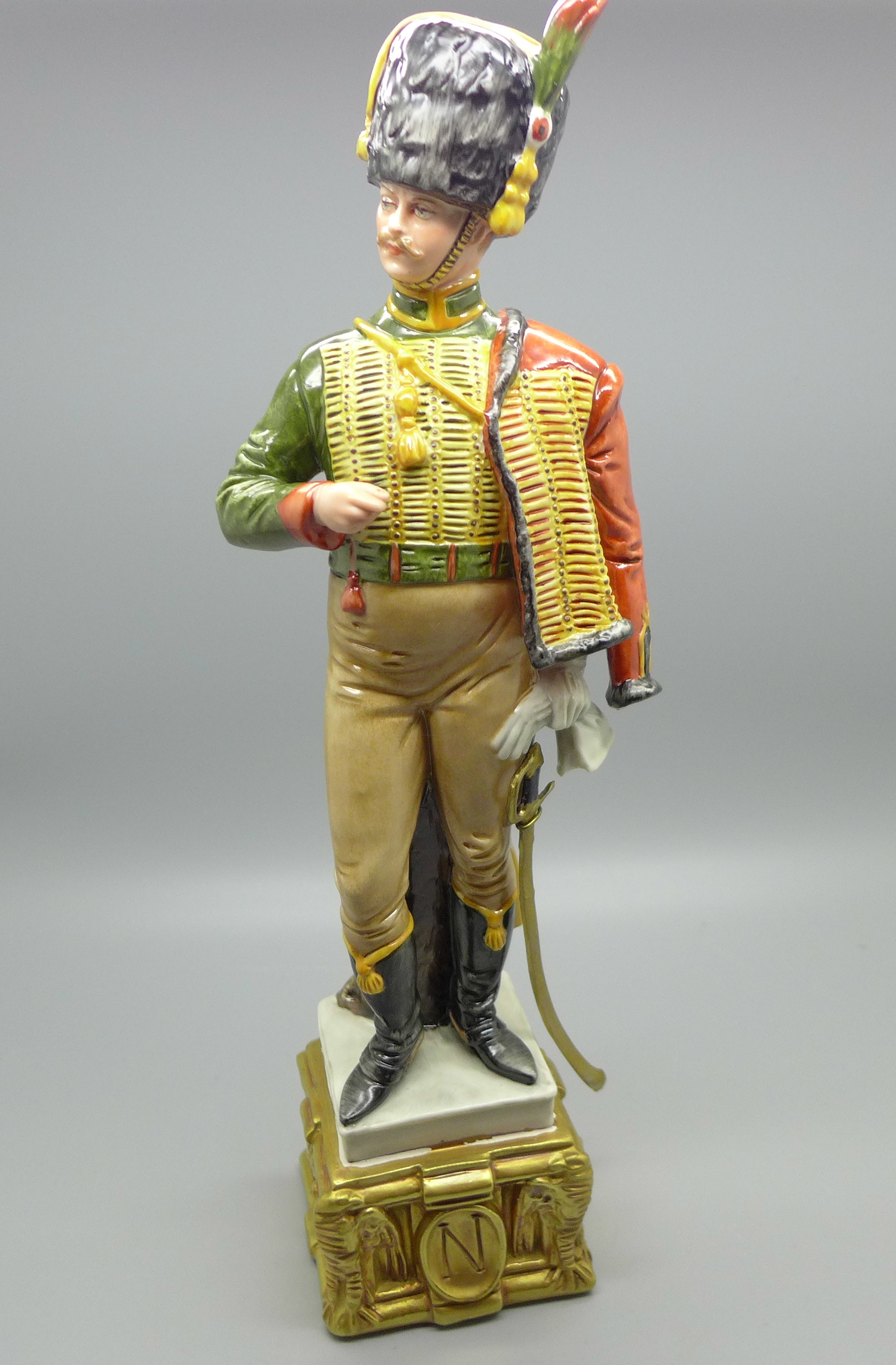 A set of eight Capodimonte Napoleonic military figures - Image 4 of 12