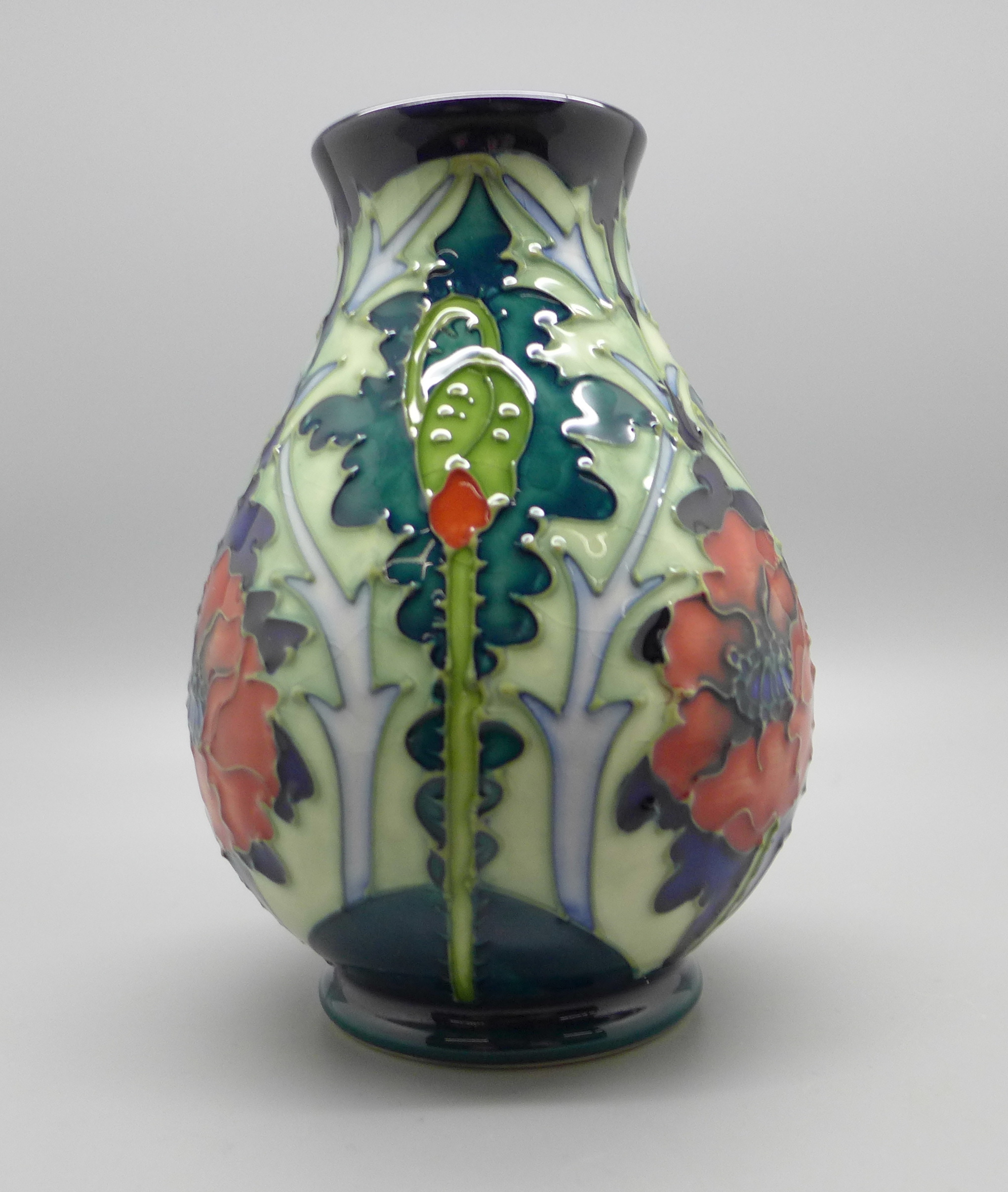 A Moorcroft vase, dated '96 to the base, 14cm