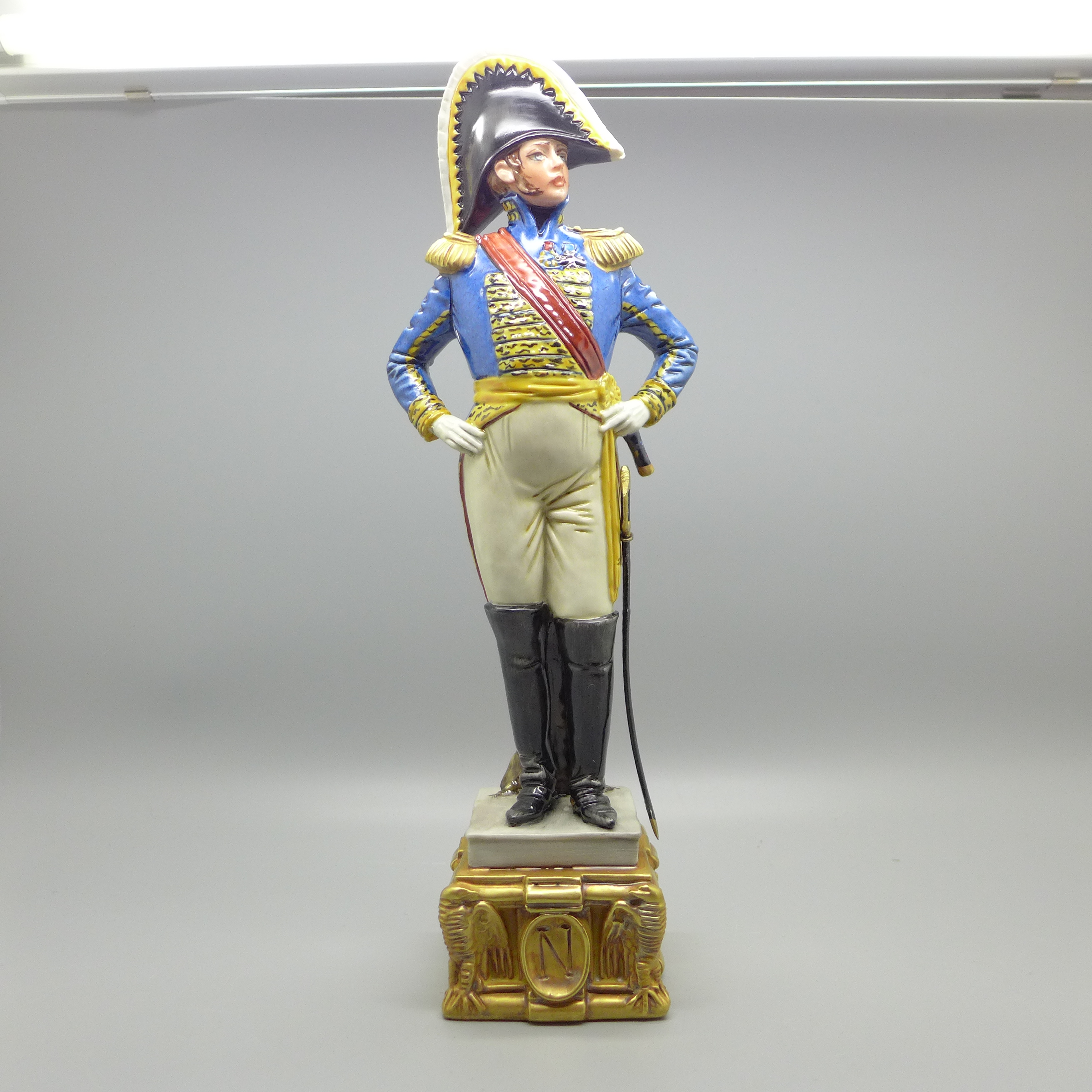 A set of eight Capodimonte Napoleonic military figures - Image 11 of 12