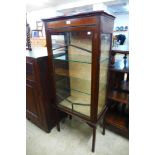 An Edward VII mahogany display cabinet