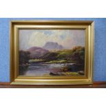 Benjamin Davis (Scottish 1869-1946), On The Lochy Water, oil on canvas, framed