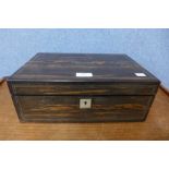 A Victorian coromandel box