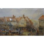 Frederick William Booty (1840-1924), Scarborough, watercolour, framed