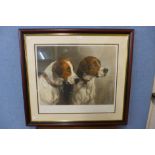 A J.B. Pratt engraving after Heywood Hardy, The Pick of the Pack - Stormer & Grasper, framed