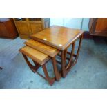 A G-Plan Astro teak nest of tables